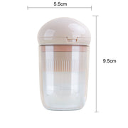 Portable 4 In 1 Mini Pill Box Multifunctional Cutting And Dispensing Device(Pink)