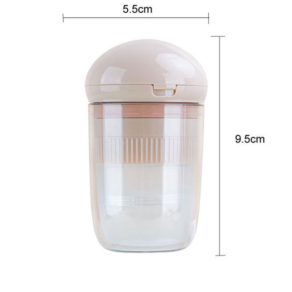 Portable 4 In 1 Mini Pill Box Multifunctional Cutting And Dispensing Device(Pink)