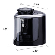 TENWIN Electrical Pencil Sharpener Student Stationery Semi-Automatic Sharpeners Battery Model(Blue)