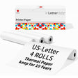 Phomemo 4rolls /Box Letter Writing Quick-Drying Thermal Paper 10-Year Long-Lasting For M832 / M833 / M834 / M835 Printer - Printer Accessories by PMC TechLife | Online Shopping South Africa | PMC TechLife | Buy Now Pay Later Mobicred