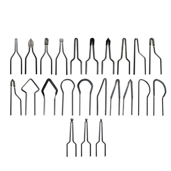 23 In 1 1mm Diameter Wood Burning Wire Nibs for High Impedance Pyrography Machine Accessory