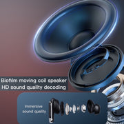 Color Screen Touch ANC Active Noise Reduction LCD Wireless Bluetooth Earphones(Champagne Gold)