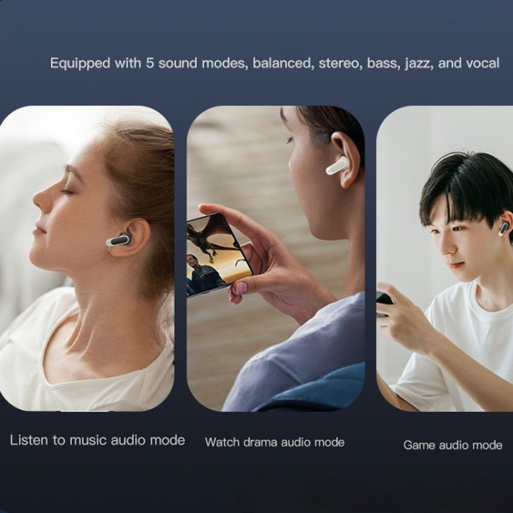 Color Screen Touch ANC Active Noise Reduction LCD Wireless Bluetooth Earphones(Champagne Gold)