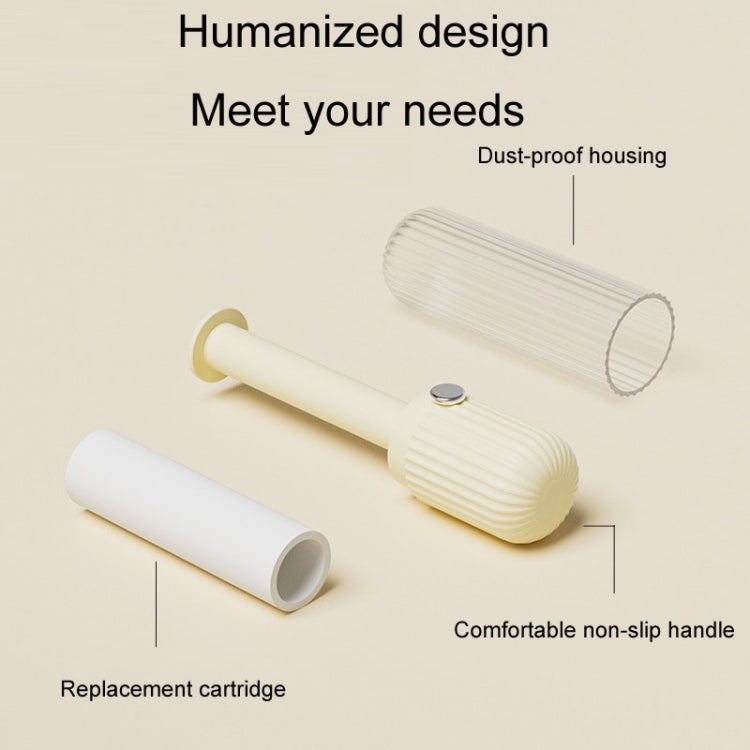 Portable Replaceable Clothing Hair Sticker Household And Pet Hair Removal Tool(White)
