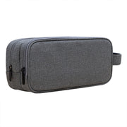 SM09 Double-layer Large Capacity Digital Accessories Storage Bag, Color: Dark Gray
