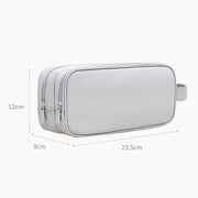 SM09 Double-layer Large Capacity Digital Accessories Storage Bag, Color: Black