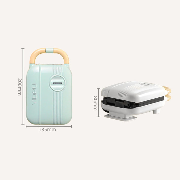 6 In 1 YIDPU Multifunctional Family Breakfast Maker Light Diet Sandwich Waffle Baker, CN Plug(Green)