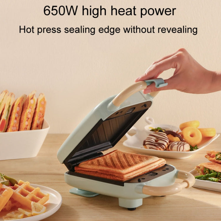 6 In 1 YIDPU Multifunctional Family Breakfast Maker Light Diet Sandwich Waffle Baker, CN Plug(Pink)