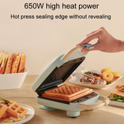 7 In 1 YIDPU Multifunctional Family Breakfast Maker Light Diet Sandwich Waffle Baker, CN Plug(Green)
