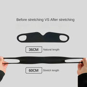 Strong Blackout Soft Relieve Fatigue Eye Protection Skin-Friendly Breathable Elasticity Washable Eye Mask, Size: L(Pink)