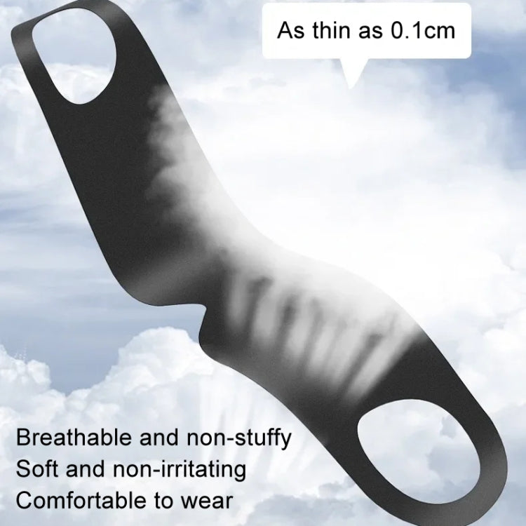 Strong Blackout Soft Relieve Fatigue Eye Protection Skin-Friendly Breathable Elasticity Washable Eye Mask, Size: L(Black)