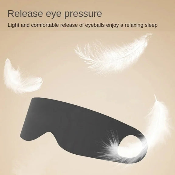 Strong Blackout Soft Relieve Fatigue Eye Protection Skin-Friendly Breathable Elasticity Washable Eye Mask, Size: L(Pink)