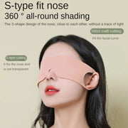 Strong Blackout Soft Relieve Fatigue Eye Protection Skin-Friendly Breathable Elasticity Washable Eye Mask, Size: L(Black)