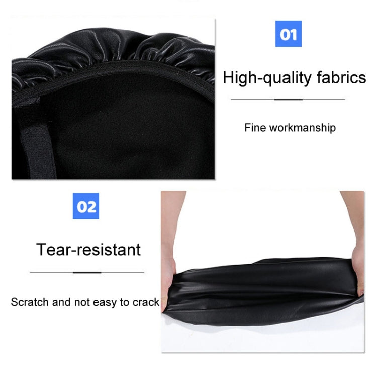 Electronic Bicycle Thickened Leather Heat Insulation Water-resistant Universal Seat Cushion Covers, For: Front Seat