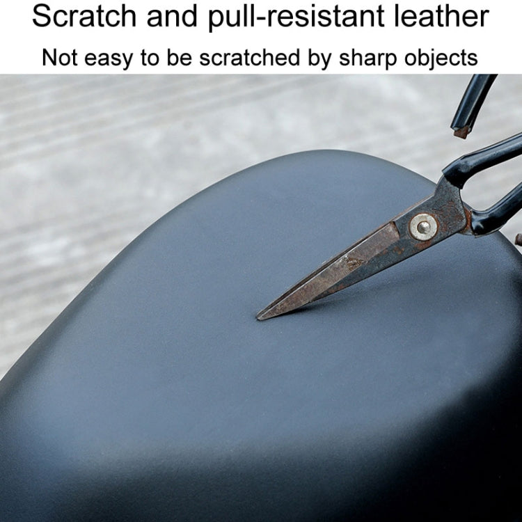Electronic Bicycle Thickened Leather Heat Insulation Water-resistant Universal Seat Cushion Covers, For: Front Seat