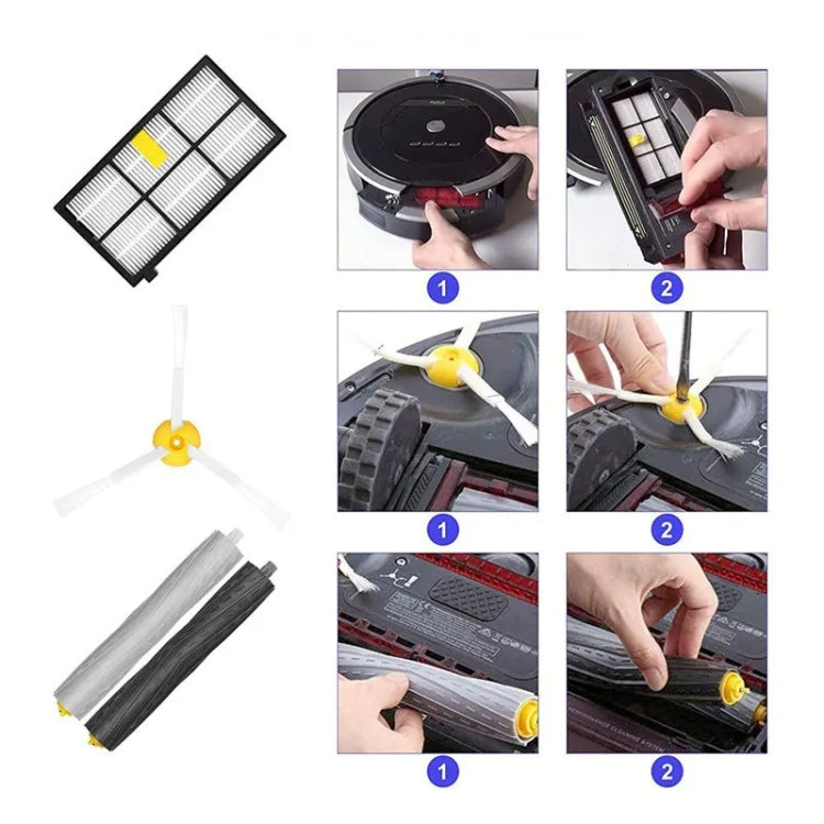 19 In 1 Sweeper Accessories For iRobot Roomba 800 & 900 Series