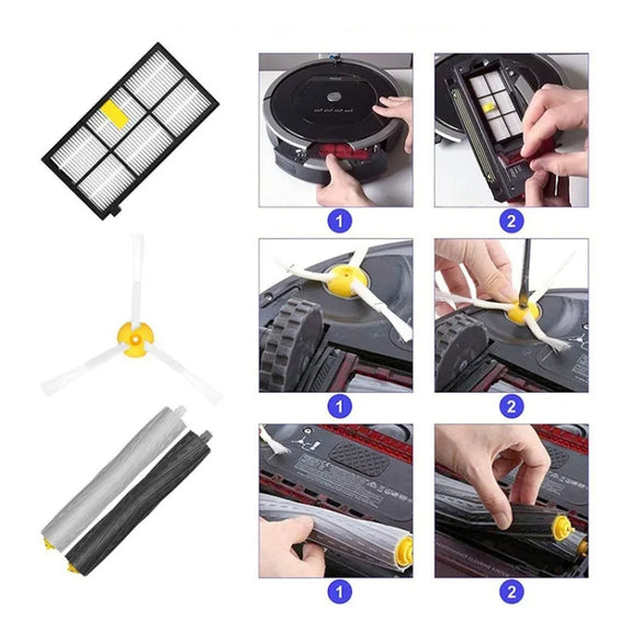 2pcs /Set Wheel Sweeper Accessories For iRobot Roomba 800 & 900 Series