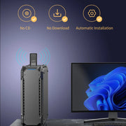 COMFAST CF-943AX WiFi6 USB Adapter AX900 Bluetooth 5.3 2.4G / 5.8G Wireless Network Card