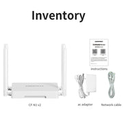 COMFAST CF-N1 V2  300Mbps WIFI4 Wireless Router With 1 Wan + 4 Lan RJ45 Ports,EU Plug