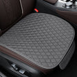Non-Slip Rhombus Imitation Linen Car Seat Cushion, Color: Gray Front Row - Seat Accessories by PMC TechLife | Online Shopping South Africa | PMC TechLife | Buy Now Pay Later Mobicred