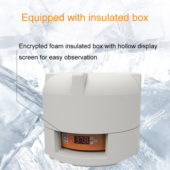 6-Eggs Small Household Experimental Children Smart Chicken Incubators, Spec: Dual-electric Automatic UK Plug
