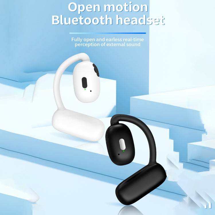 Bluetooth V5.4 Hanging Ear Wireless Earbuds Stereo Sound Headphones(Black)