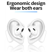 Bluetooth V5.4 Hanging Ear Wireless Earbuds Stereo Sound Headphones(Black)