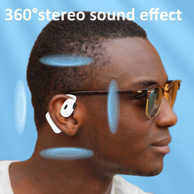 Bluetooth V5.4 Hanging Ear Wireless Earbuds Stereo Sound Headphones(Black)
