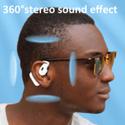 Bluetooth V5.4 Hanging Ear Wireless Earbuds Stereo Sound Headphones(Black)