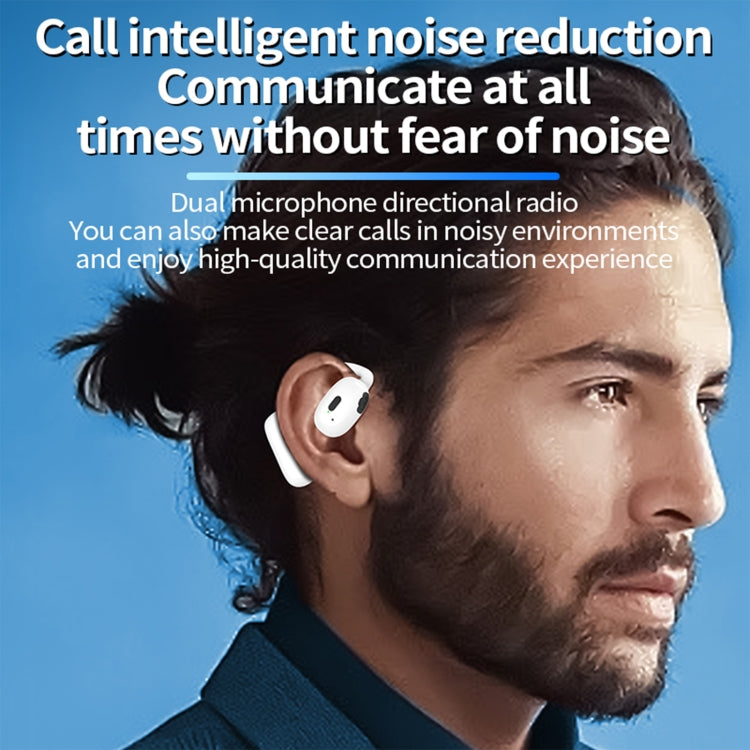 Bluetooth V5.4 Hanging Ear Wireless Earbuds Stereo Sound Headphones(Black)