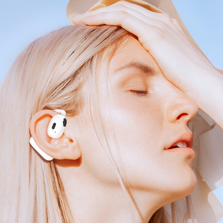 Bluetooth V5.4 Hanging Ear Wireless Earbuds Stereo Sound Headphones(Black)