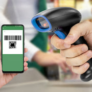Supermarket Cashier Express Scanner Warehouse Handheld Barcode Scanning Device, Model: Wired Red Light