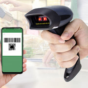 NETUM One-Dimensional Self-Sensing Code Sweeper Handheld Mobile Red Light Scanning Machine, Model: Wireless