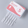 10pairs Of 100pcs/Box Frosted False Nails Artificial Tip, Shape: Long Ladder S - free shipping - PMC Jewellery - Order now!