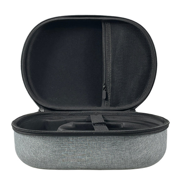 For Apple Vision Pro Head Wearing VR Glasses Storage Portable Bag Travel VR Protective Hard Case(Gray)