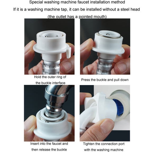Fully Automatic Washing Machine Water Inlet Hose Adapter, Length: 2m