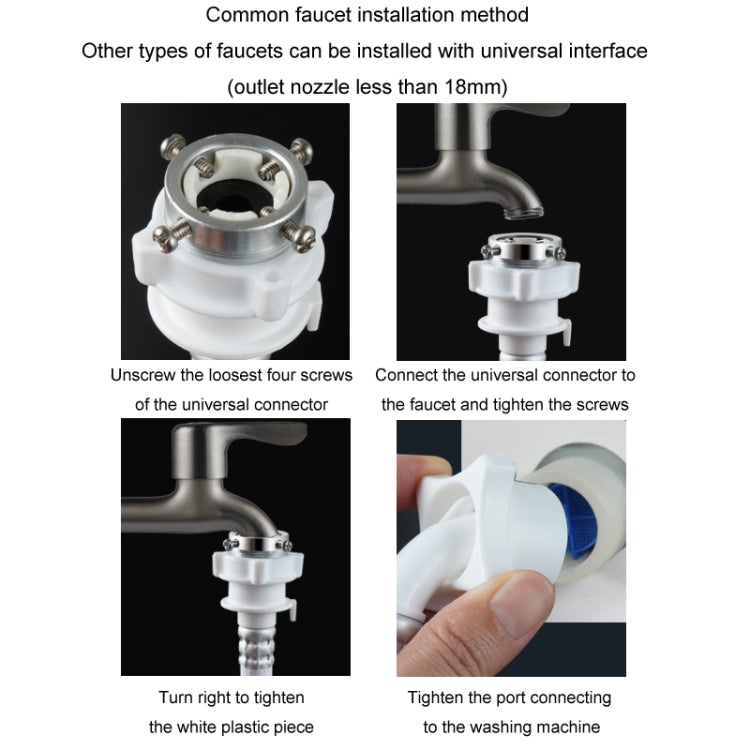Fully Automatic Washing Machine Water Inlet Hose Adapter, Length: 3m