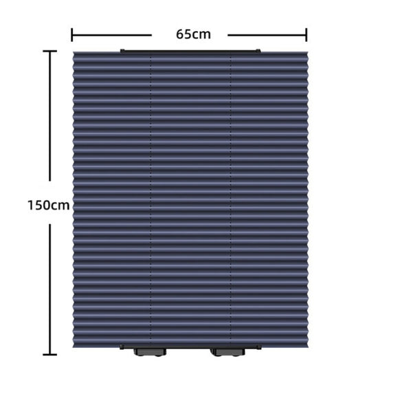 65 x 150cm Car Front Gear Auto Retractable Sunshade Household Pleated Window Covering