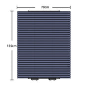 70 x 155cm Car Front Gear Auto Retractable Sunshade Household Pleated Window Covering