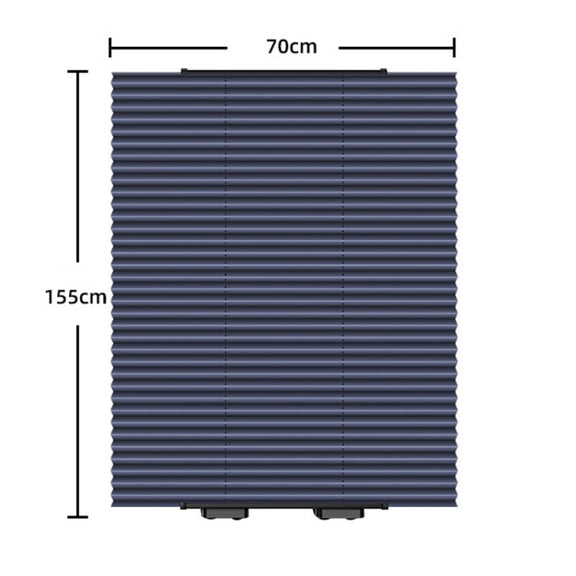 70 x 155cm Car Front Gear Auto Retractable Sunshade Household Pleated Window Covering