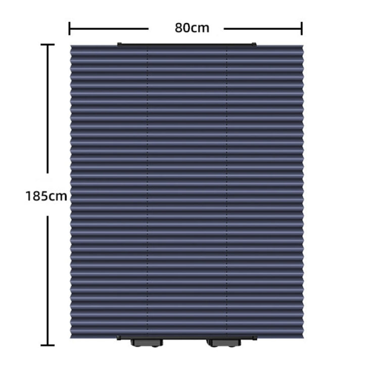 80 x 185cm Car Front Gear Auto Retractable Sunshade Household Pleated Window Covering