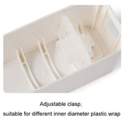 Wall-mounted Magnetic Cling Film Kitchen Paper Storage Cutter(Single Cutter)