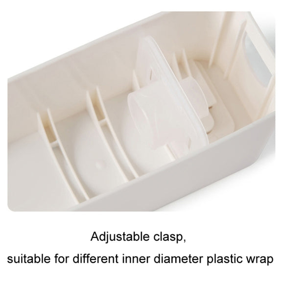 Wall-mounted Magnetic Cling Film Kitchen Paper Storage Cutter(Single Cutter)