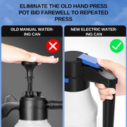 Wireless Electric Foam Watering Can Car Wash High Pressure PA Gardening Tools(1.5L)