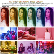 RGB Fill Light Photography Lamp With Hidden Folding Phone Clip & Cold Shoe Interface F-615