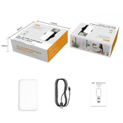 RGB Fill Light Photography Lamp With Hidden Folding Phone Clip & Cold Shoe Interface F-615
