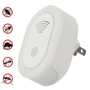 Adjustable Night Light Ultrasonic Mosquito Repeller Mini Home Electronic Mouse Repeller, Spec: UK Plug(White)