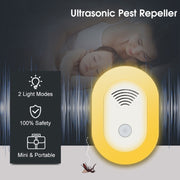 Adjustable Night Light Ultrasonic Mosquito Repeller Mini Home Electronic Mouse Repeller, Spec: AU Plug(White)