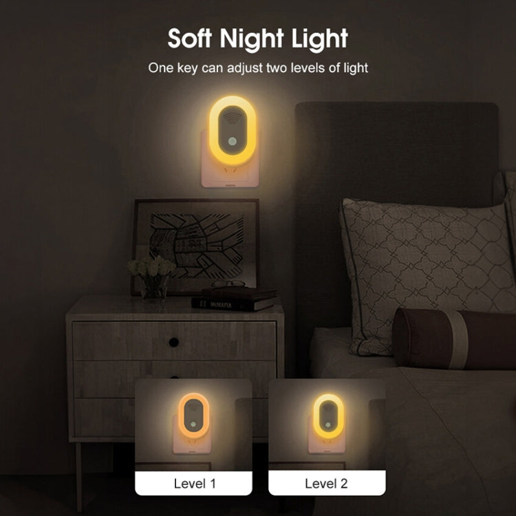 Adjustable Night Light Ultrasonic Mosquito Repeller Mini Home Electronic Mouse Repeller, Spec: UK Plug(White)