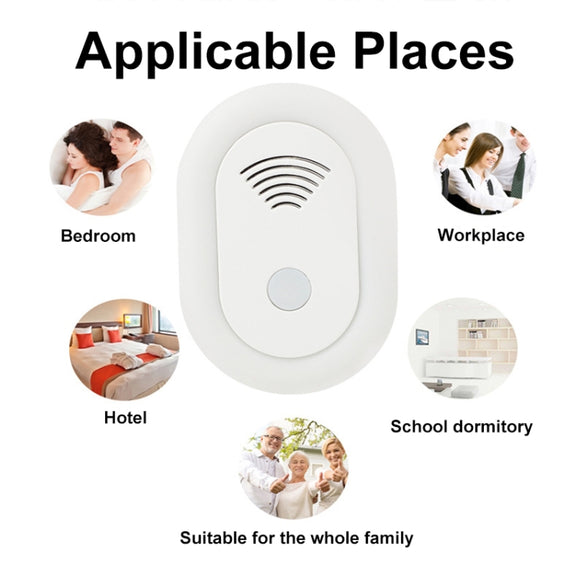 Adjustable Night Light Ultrasonic Mosquito Repeller Mini Home Electronic Mouse Repeller, Spec: UK Plug(White)